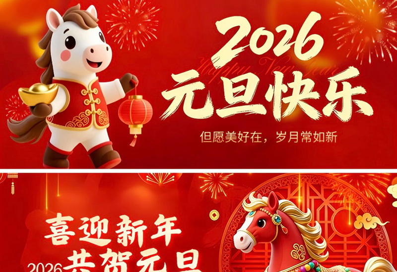 喜迎元旦，共启新程｜俊英美传媒2026新年祝贺