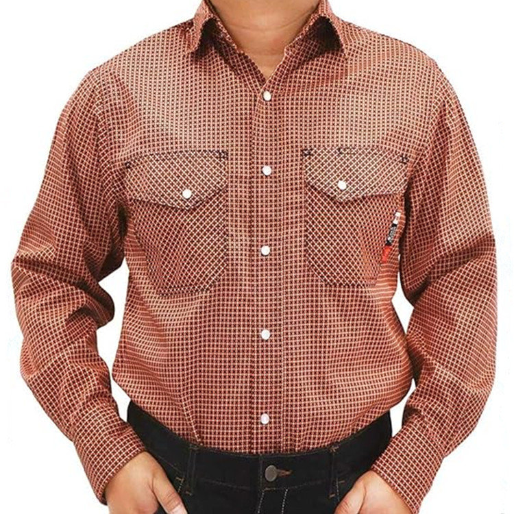 FR PRINTED PLAID SHIRTS