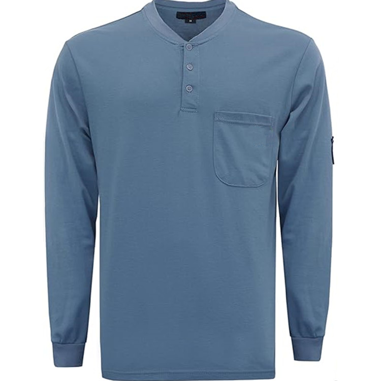 FR HENLEY SHIRTS 7OZ