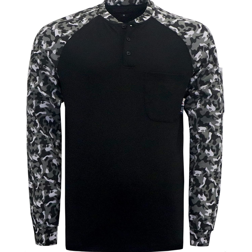 FR PRINTED HENLEY SHIRTS