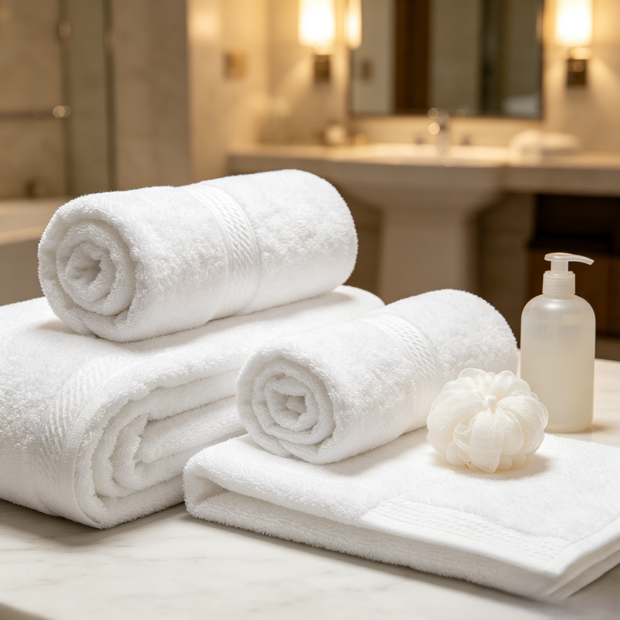 Hotel-Grade 100% Cotton Towel Set