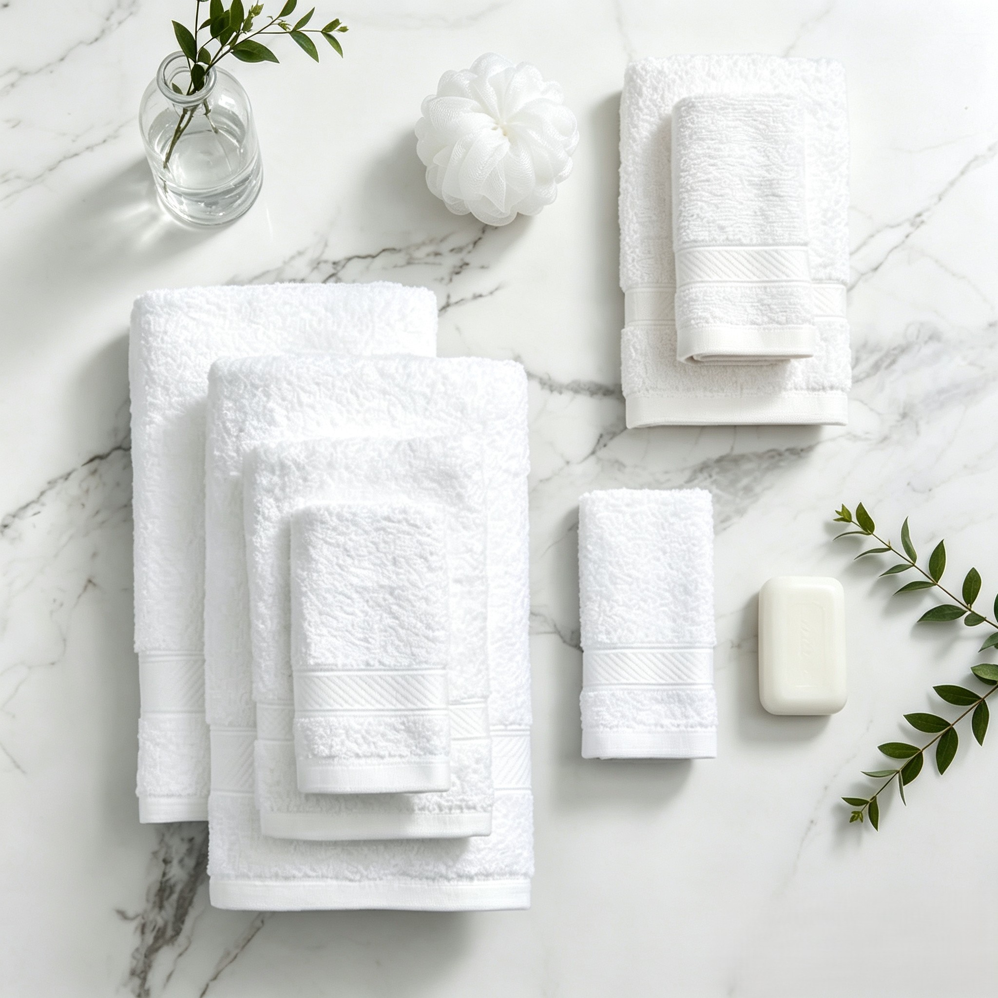 Pure Cotton Hotel Towel Set | Foreign Trade Specification Version