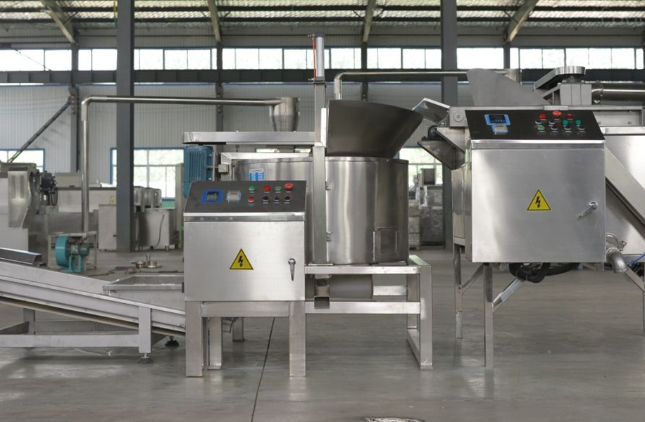 油条油炸流水线视频