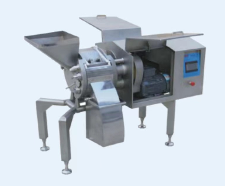 Three dimensional  frozen meat Dicer, slicer and vegetable cutter