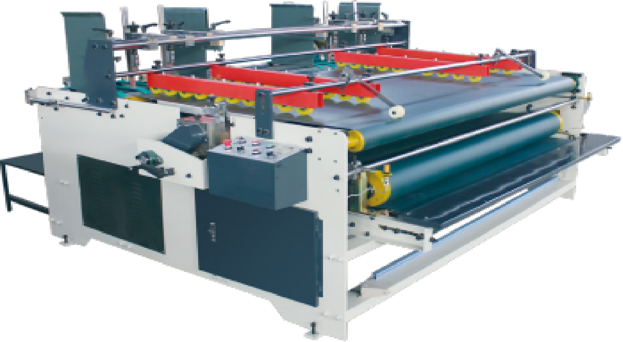 Press-type box gluing machine