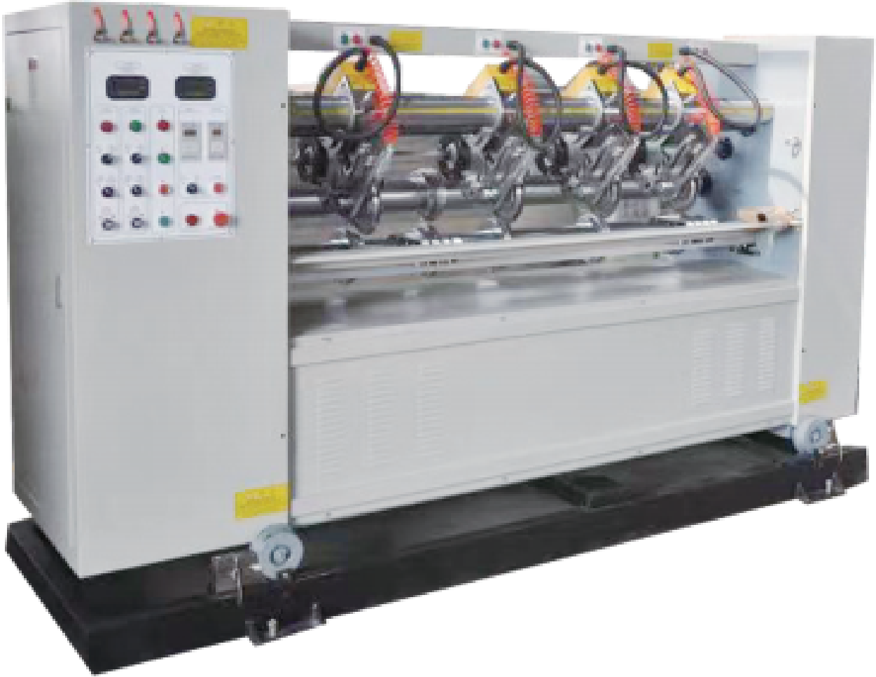Thin blade slitter scocer