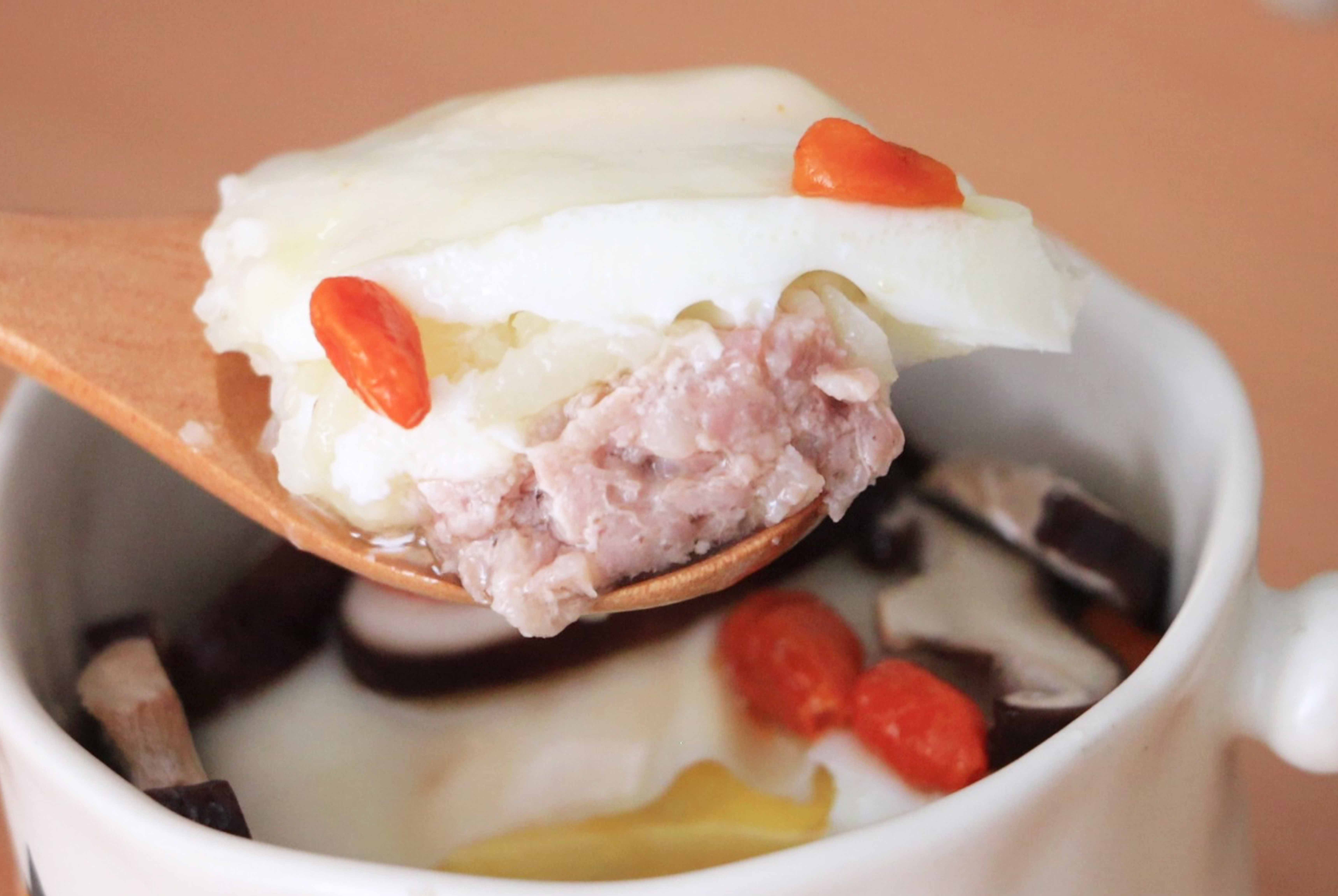 肉末山药蒸蛋汤