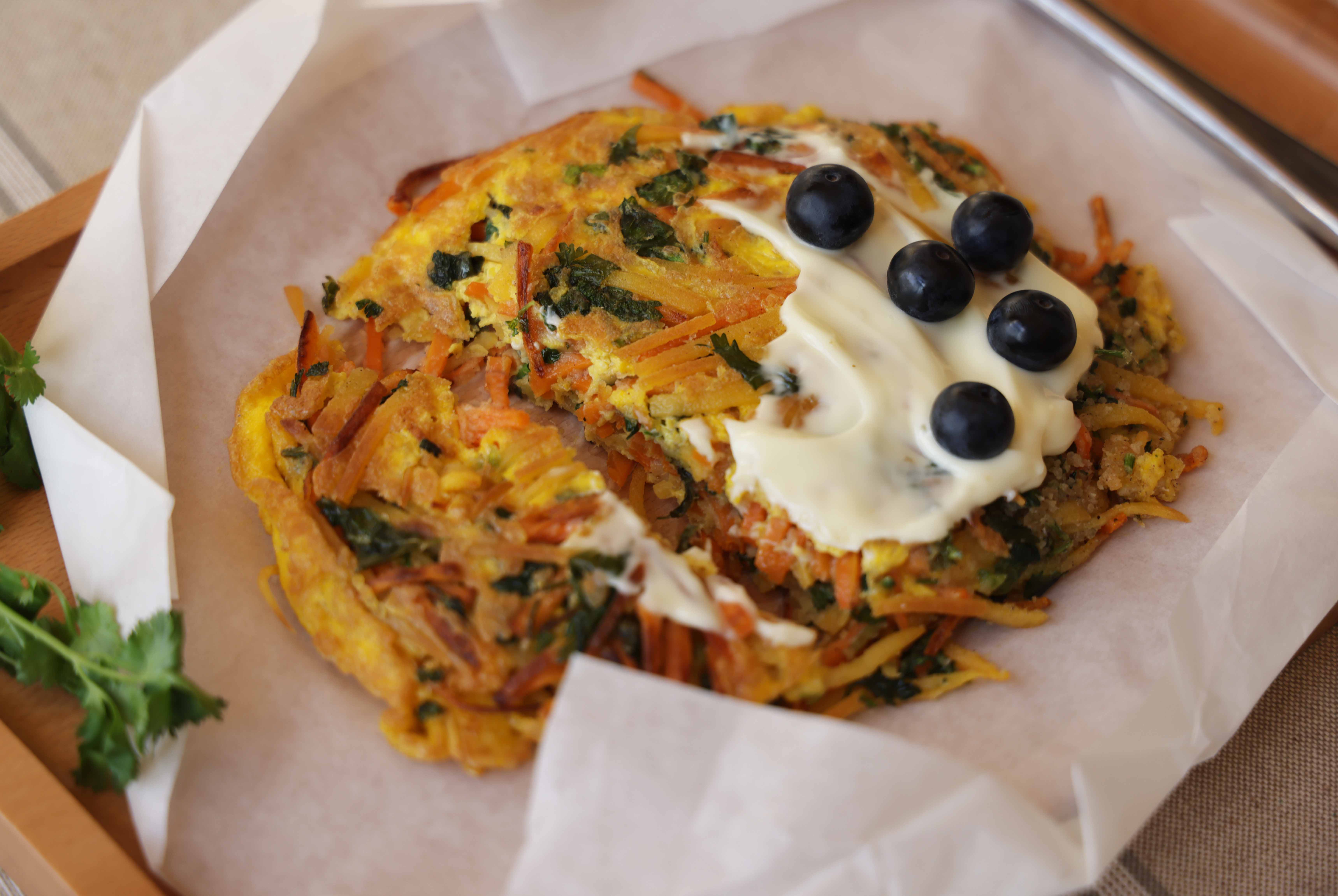 胡萝卜红薯烘蛋