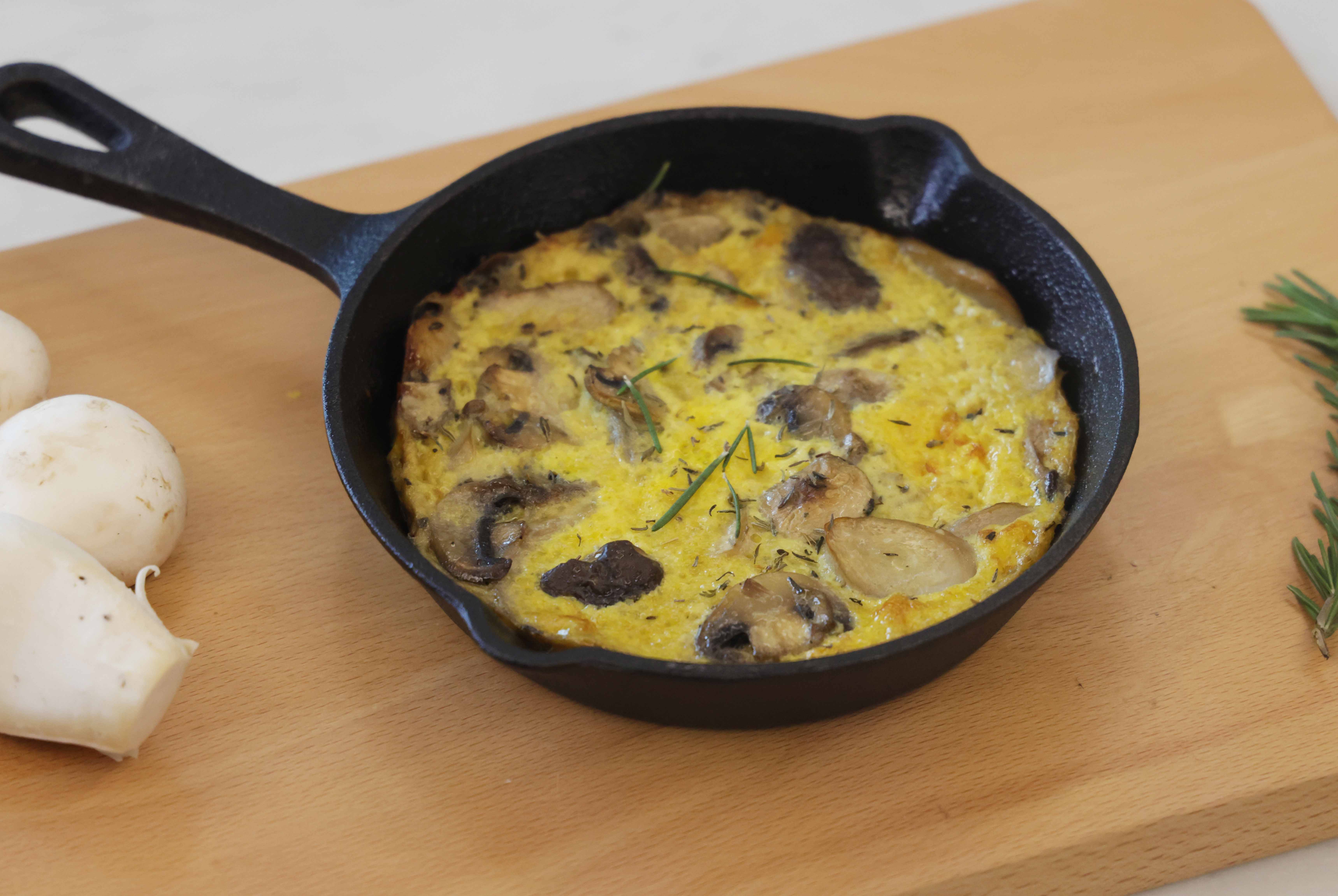 香草蘑菇烘蛋
