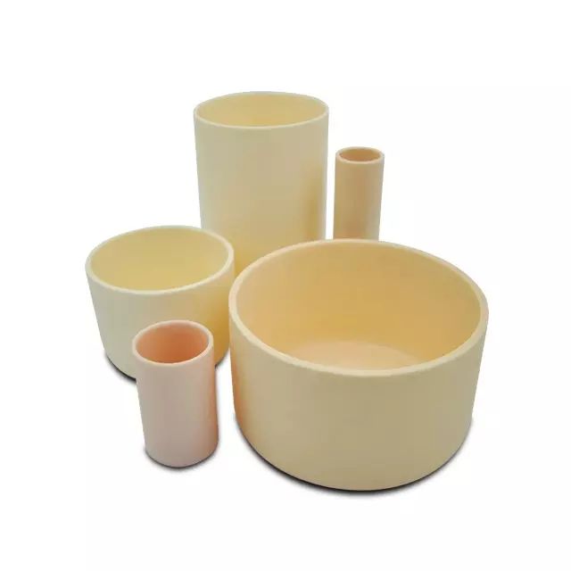 High quality high purity alumina ceramic crucible