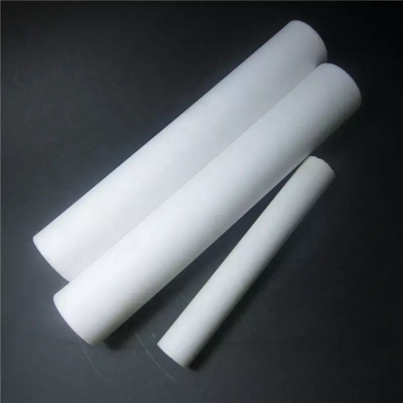 Alumina ceramic rods have corrosion resistant smooth surfaces and are suitable for industrial use