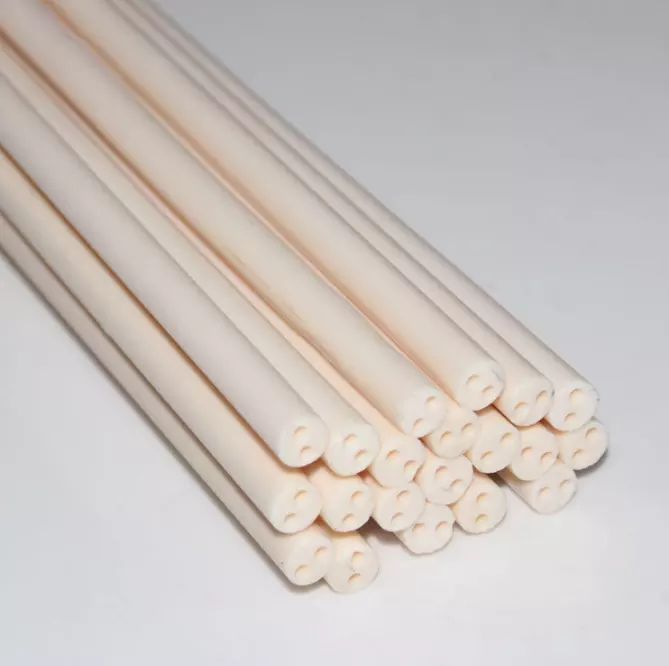 Ceramic protective sleeve corrosion resistant alumina ceramic tube