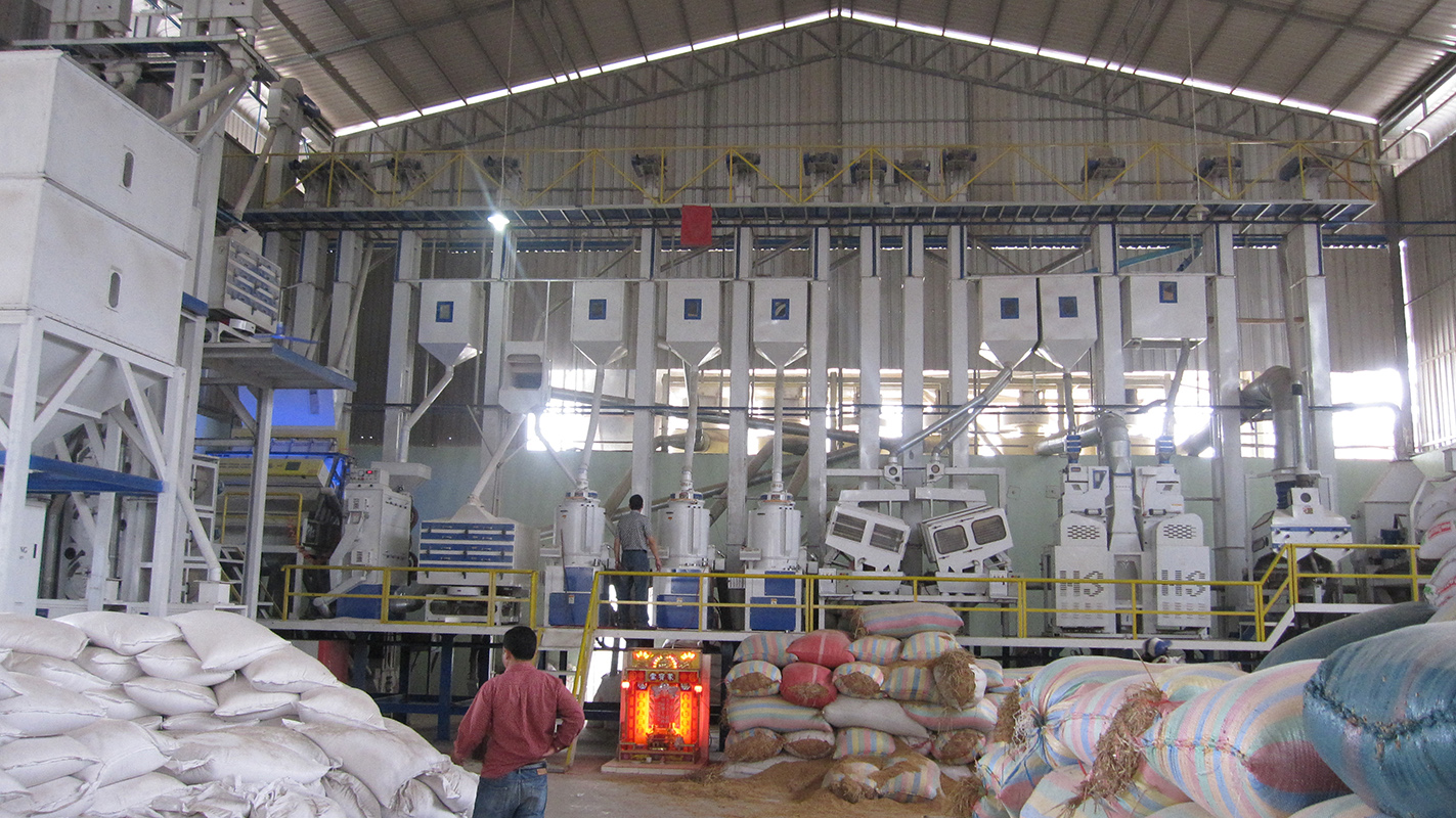 5TPH Complete Rice Mill plant in Combodia