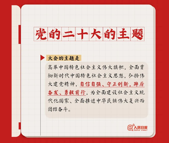 转存！党的二十大报告学习笔记