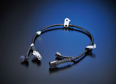 汽车零部件 &nbsp; &nbsp;
电子泊车制动系统用线束、制动软管、混合动力汽车用电源线束、电动压缩机用电源线束 （用于空调）、轮速传感器、轮速传感器用电缆、扭矩传感器 &nbsp; &nbsp; &nbsp; &nbsp;