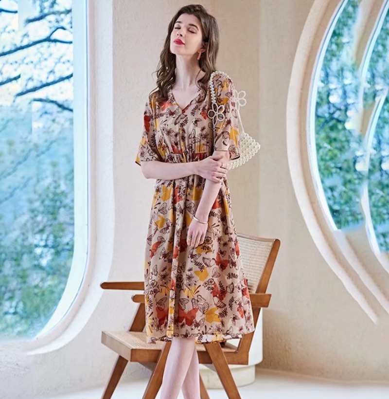 Silk Georgette Dress D9008534