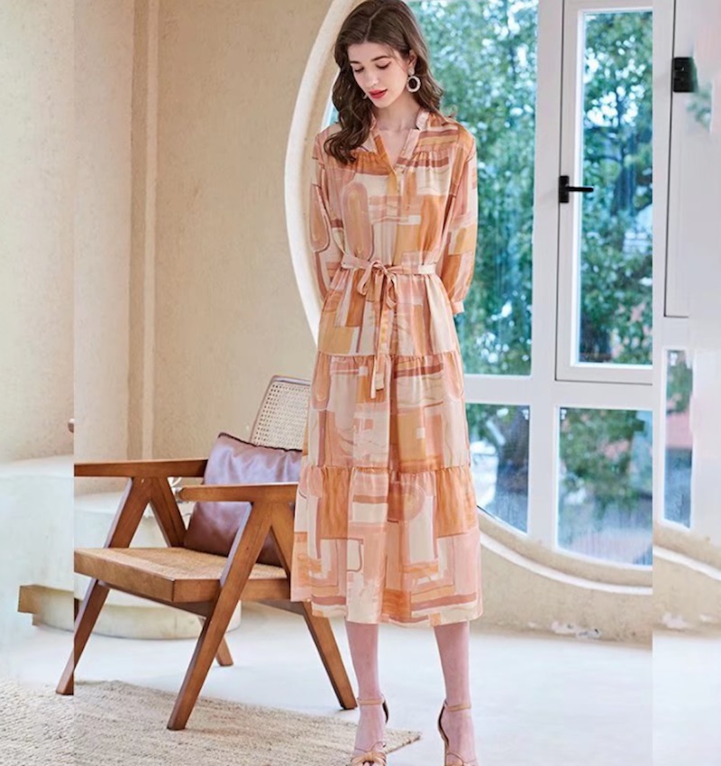 Silk Twill Dress D9008427