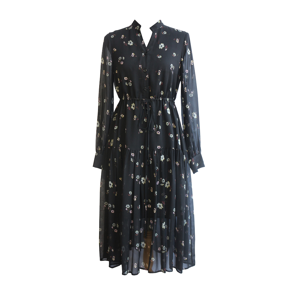 Silk Georgette Dress CSDR1821316