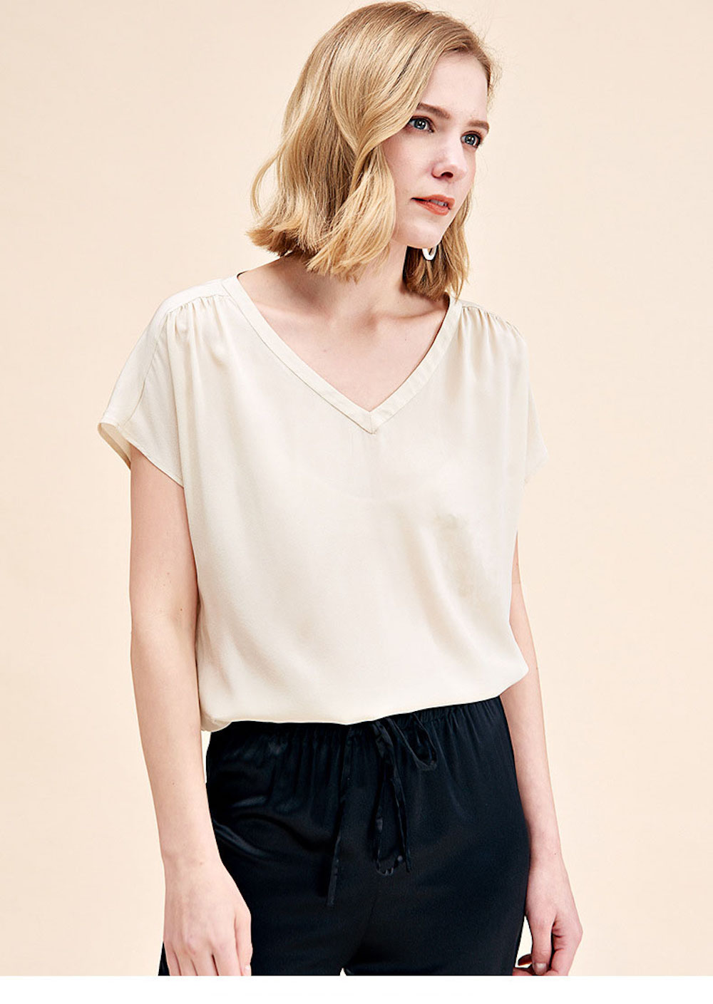 Silk Crepe Shirt WFSH16219101