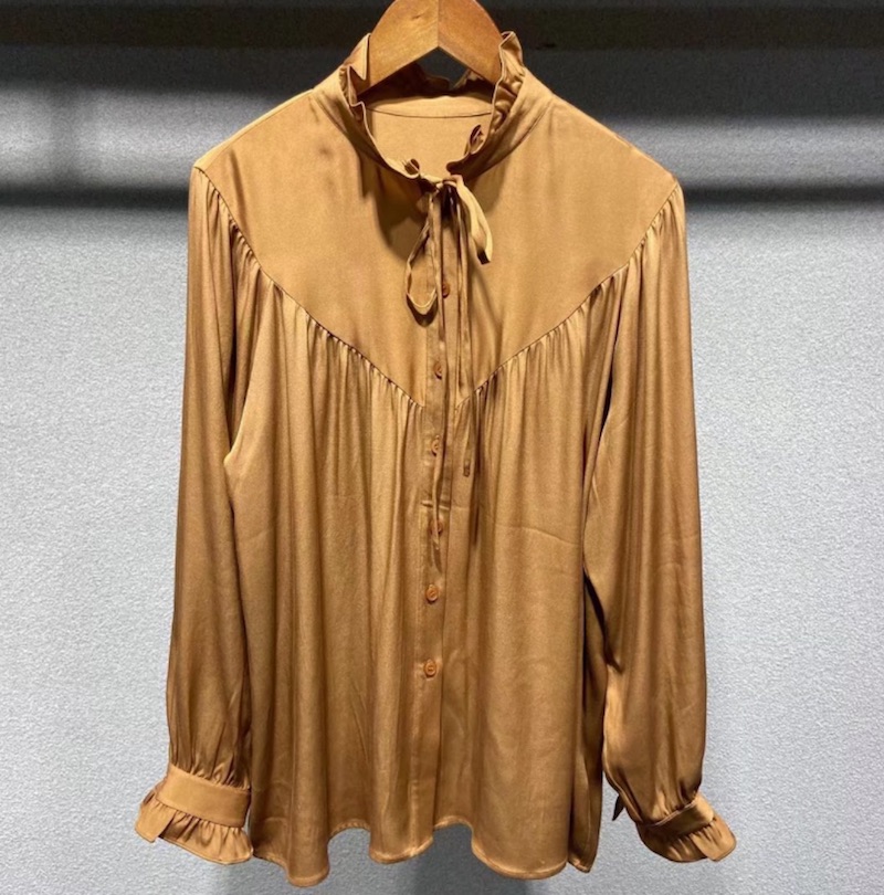 Silk Stretch Georgette Shirt S9008174