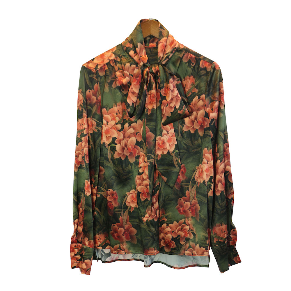 Silk Satin Shirt CSSH1821124