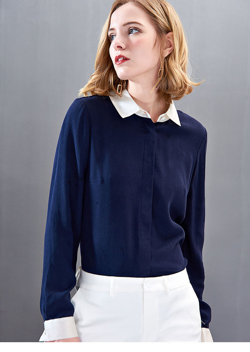 Silk Crepe Shirt WFSH16219105