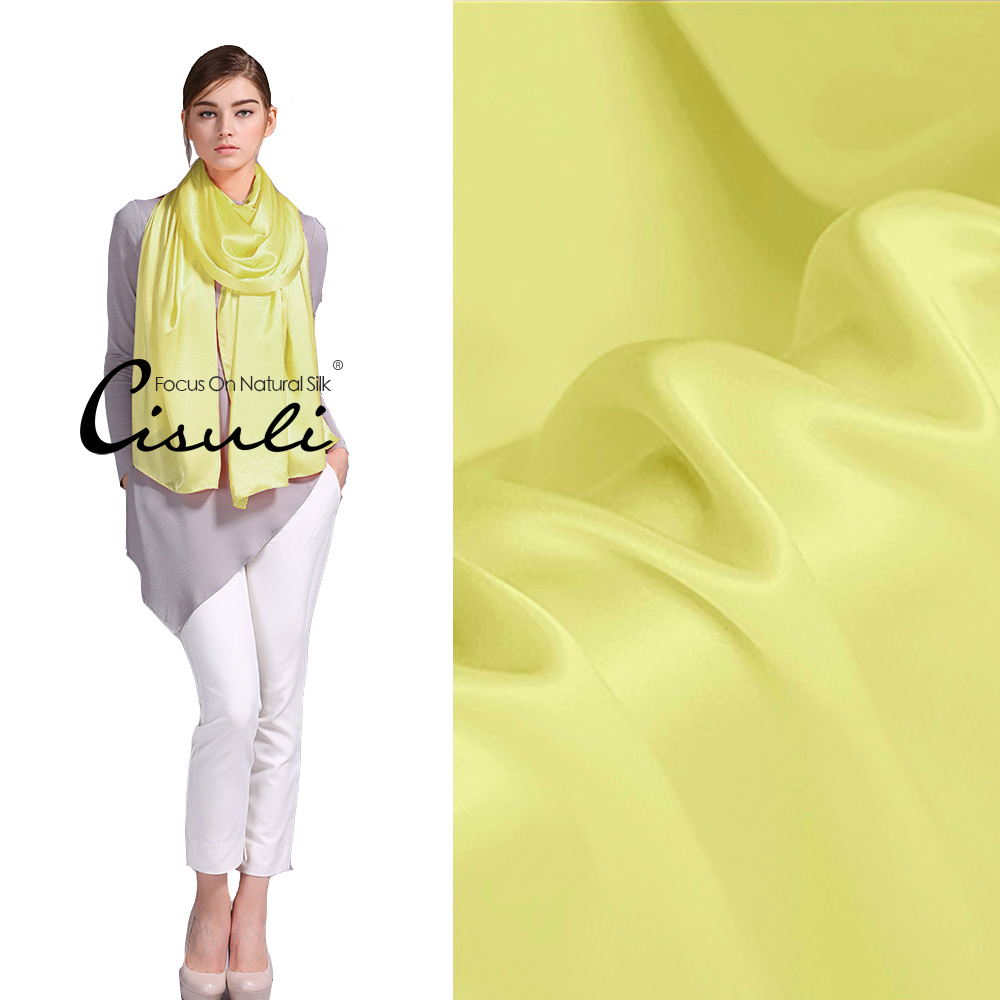 100% Pure Mulberry Silk Satin Long Scarf 55X180cm #64