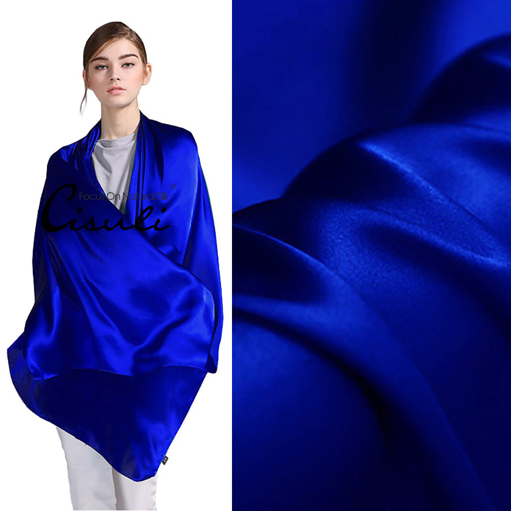 100% Pure Mulberry Silk Satin Long Scarf 55X180cm 11