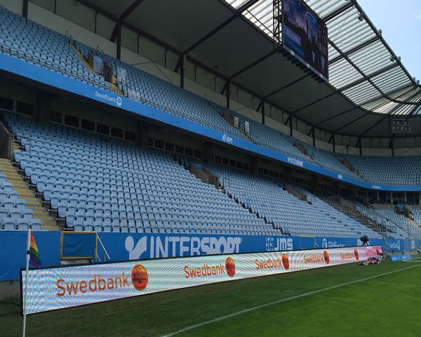 Stadium Perimeter LED Screen in Sweden