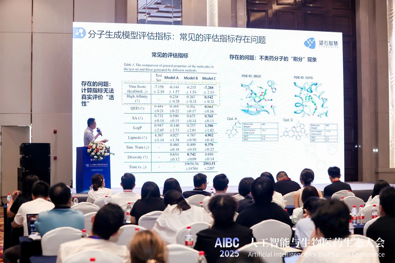 Stonewise Debuts at AIBC2025, Focusing on Two Core Challenges of Molecular Generation Models Data and Evaluation