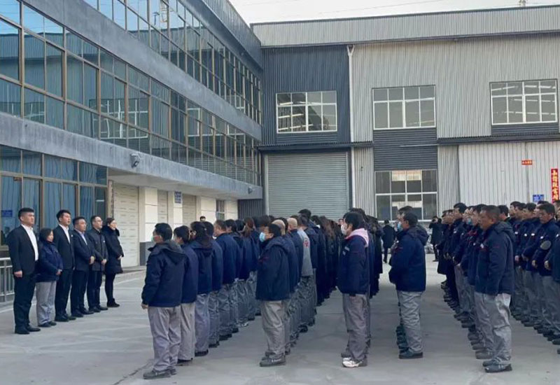 新春第一拜 I 山东新世纪不锈钢集团2023年开工第一个早课