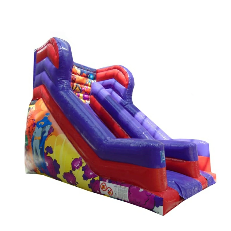 Super Hero Themed Giant Inflatable Slide