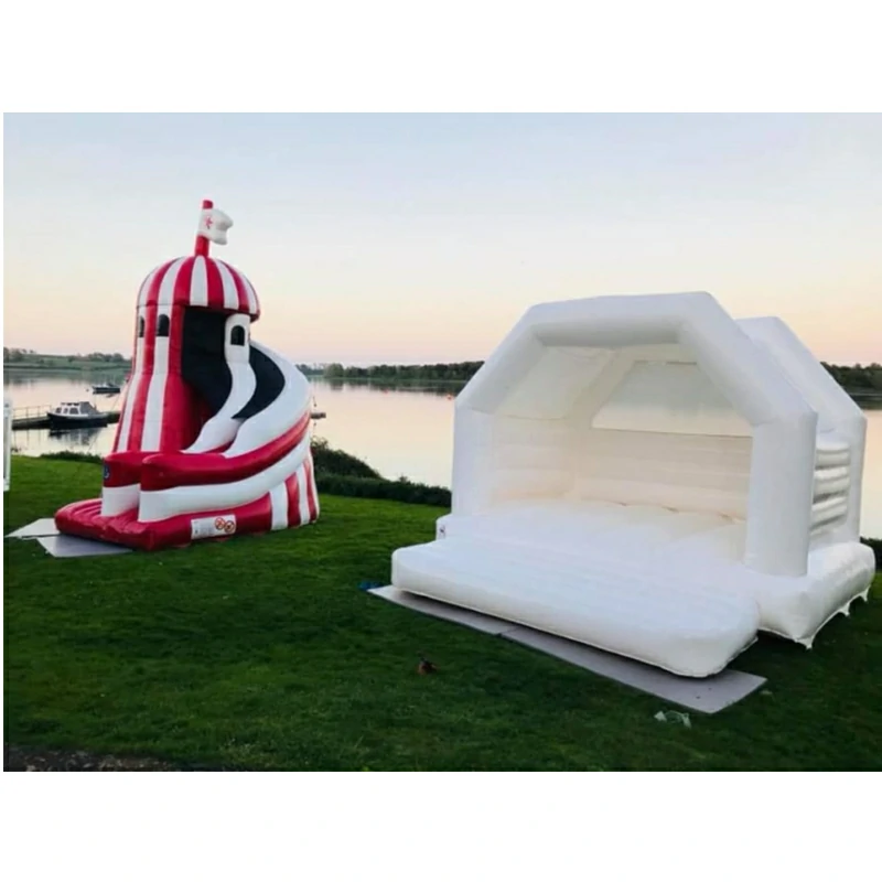 White Bouncy Castle