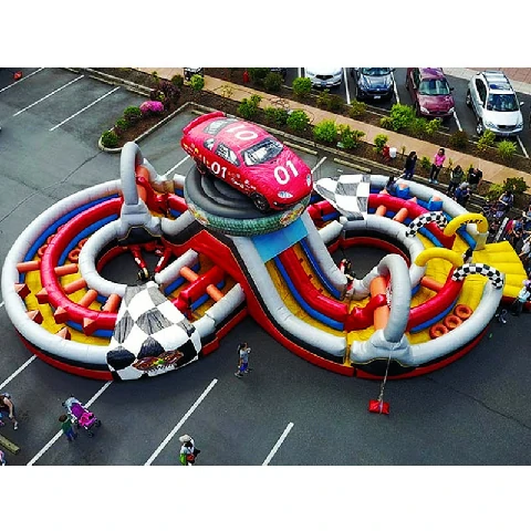 60ft Crash Inflatable Obstacle Course Game