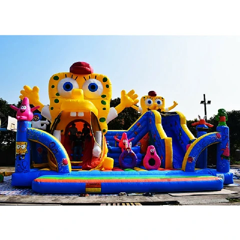 Spongebob inflatables combo jumping castle bounce house