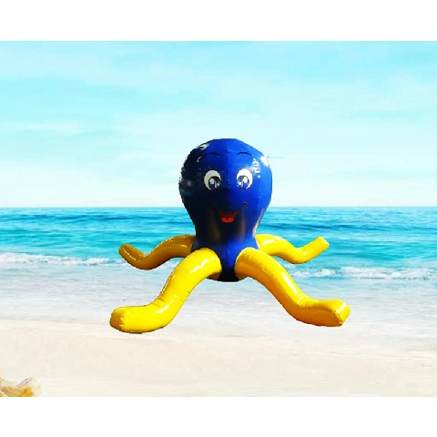 Blue Yellow Octopus Inflatable water toys aquatic leisure goods