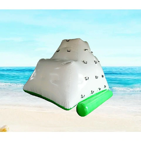 Aquatic inflatable ice mountain for fun