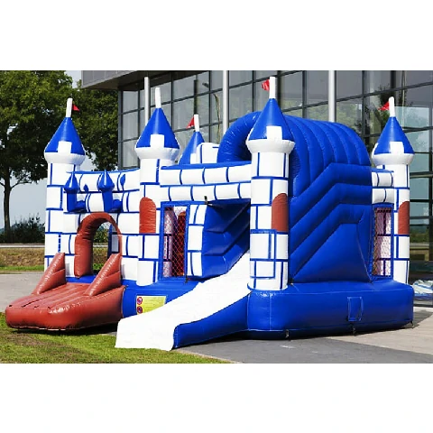 Multiplay Blue White Inflatable Bouncy Castle