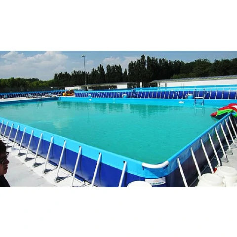 Hot selling rectangle steel framed swimming pools