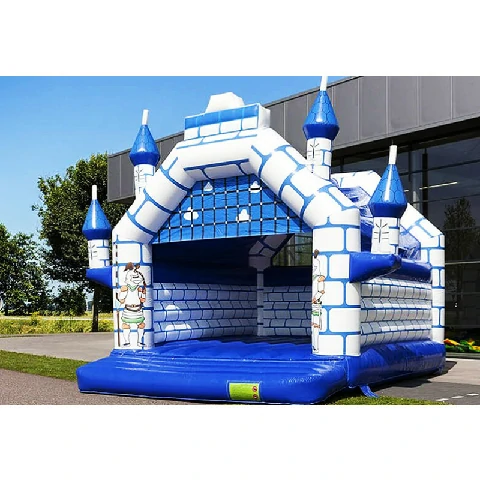 Camelot Blue White Inflatable Bounce House