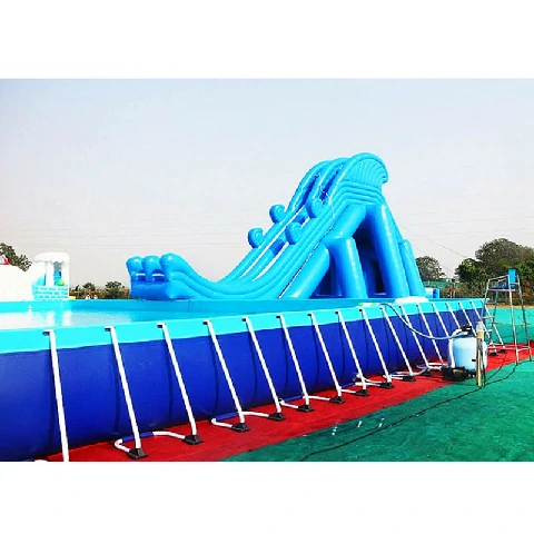 Outdoor Commercial Steel Framed Swimming Pools factory price