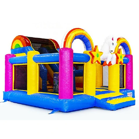 Unicorn theme Inflatable Bounce Castle Jumping House