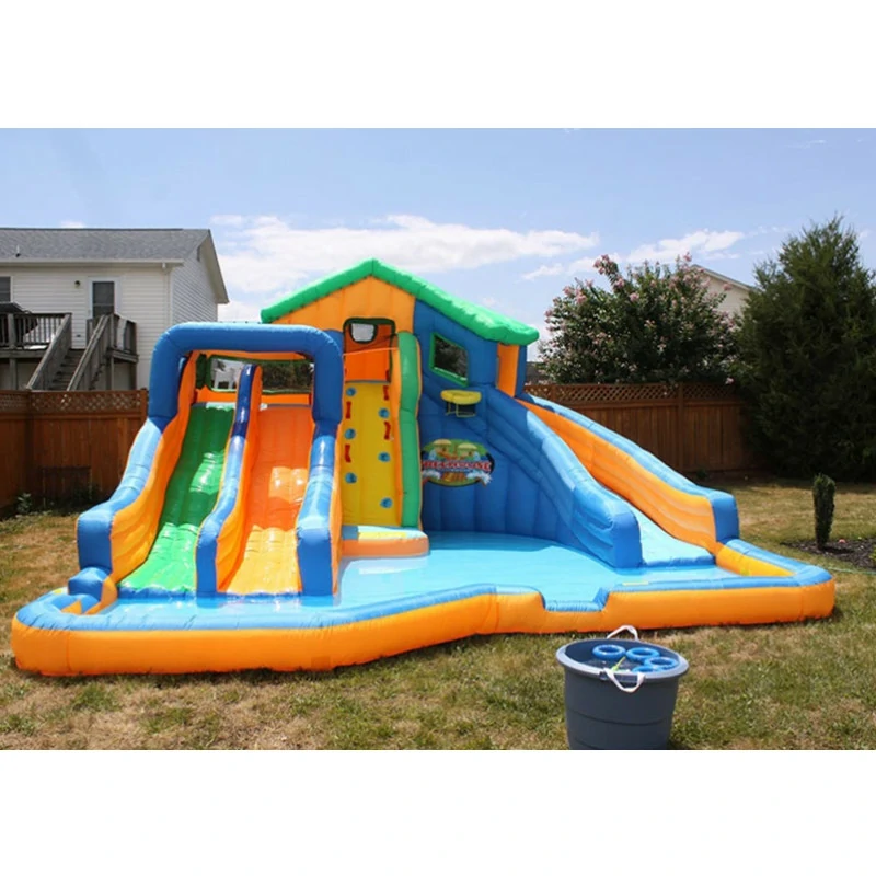 Children Water Park Bouncer Slide Backyard