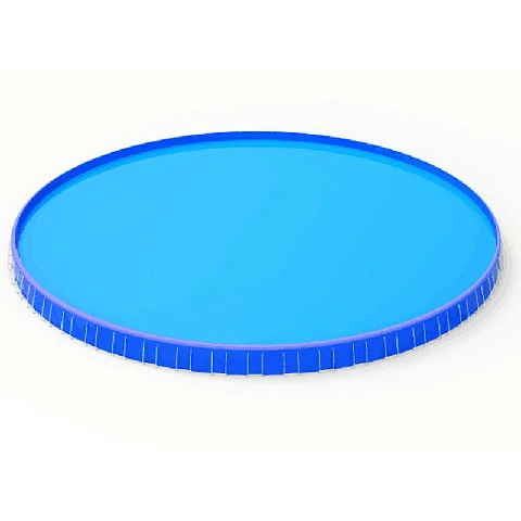 Durable Round Metal Framed Swimming Pools Steel Frame Pool