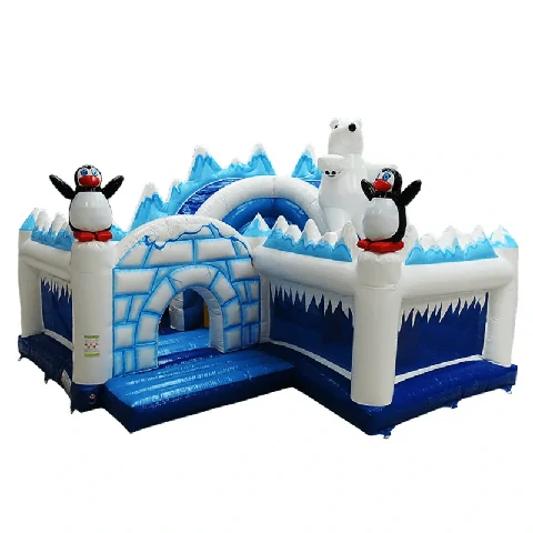 Ice World Slide Bouncer for Kids
