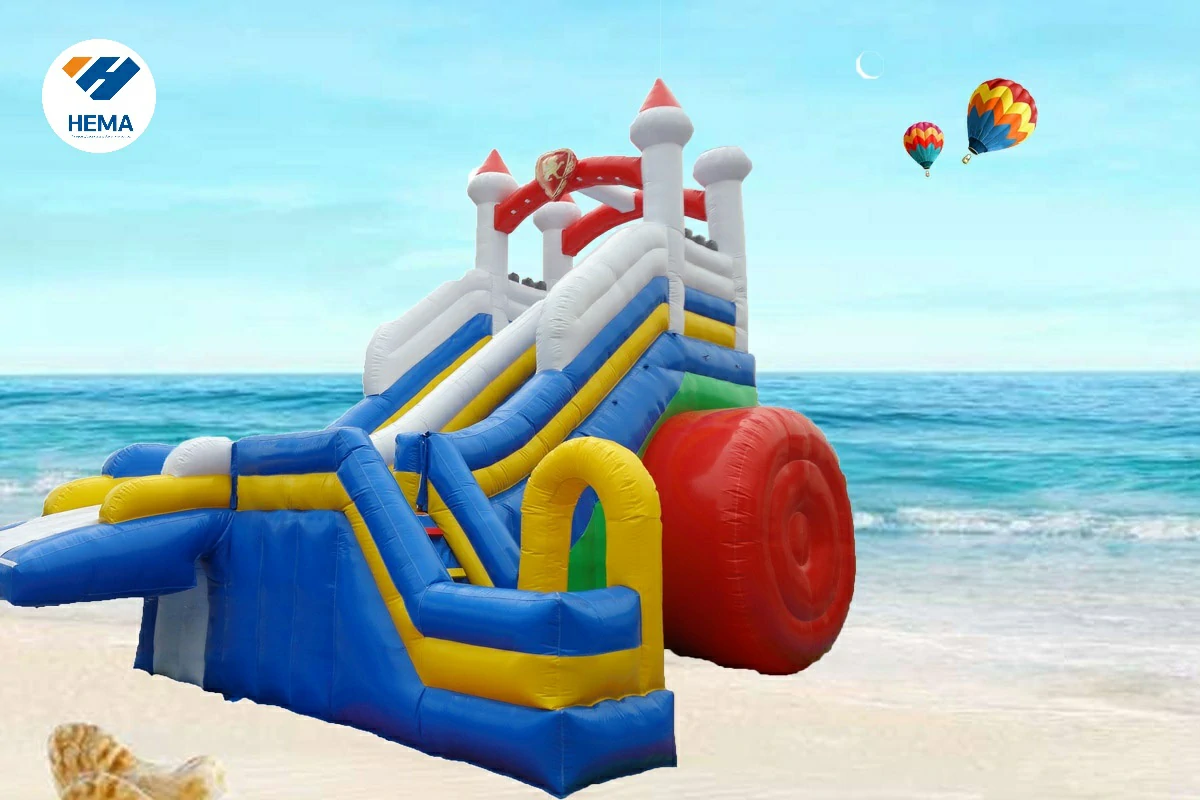 Hot Sale Inflatable Corner Inflatable Water Slide for sale
