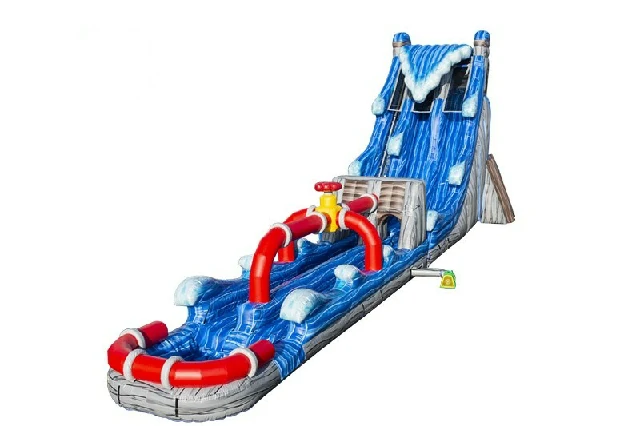 30ft Hoover Dam Inflatable Water Slide with Pool