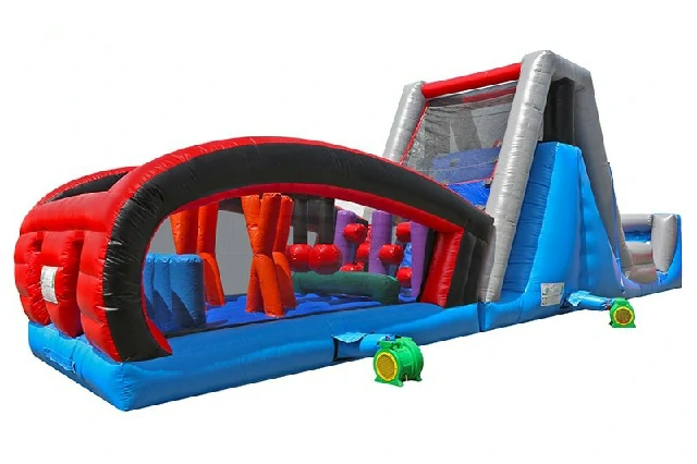 45ft Long Ninja Inflatable Obstacle Course Game