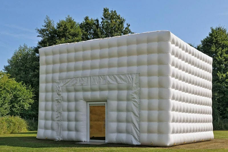 Airdome inflatable cube camping tent for event