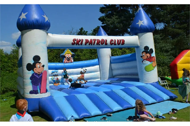Adult and Childrens Mickey Inflatale Bouncy Castle